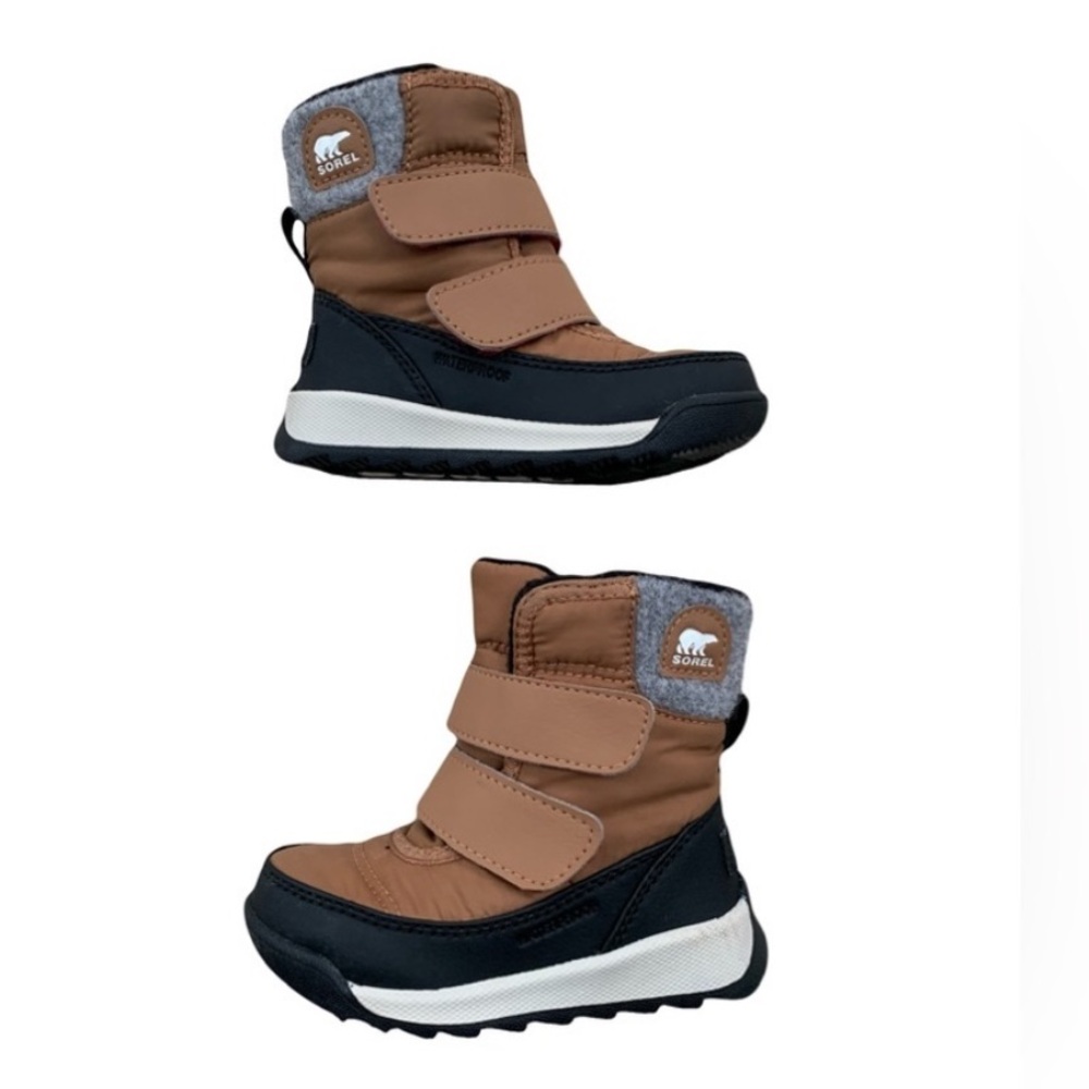 Sorel Toddler Baby Size 6 Whitney II Strap Boot In Elk Tan
